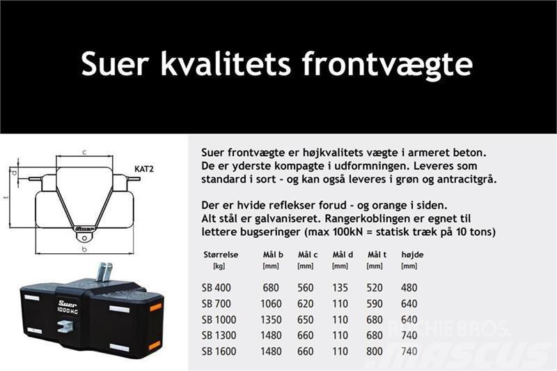  Suer  700kg kompakt frontvægt - www.suer.dk Ostala oprema za traktore