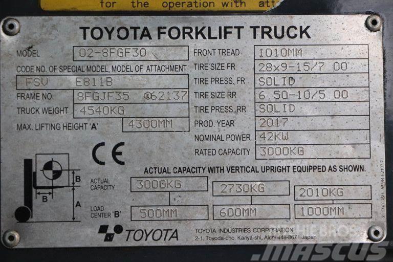 Toyota 02-8FGF30 Plinski viličari