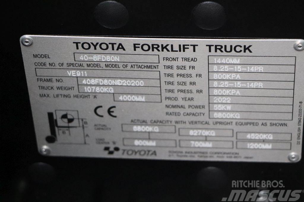 Toyota 40-8FD80N Dizelski viličari