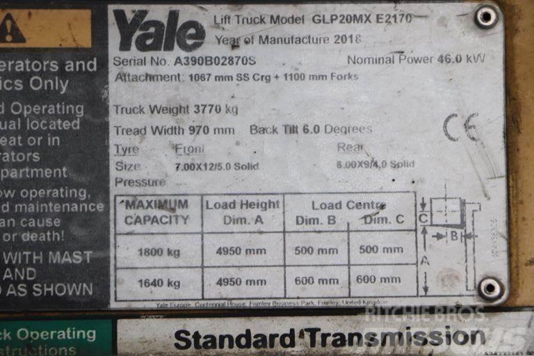 Yale GLP20MX Plinski viličari