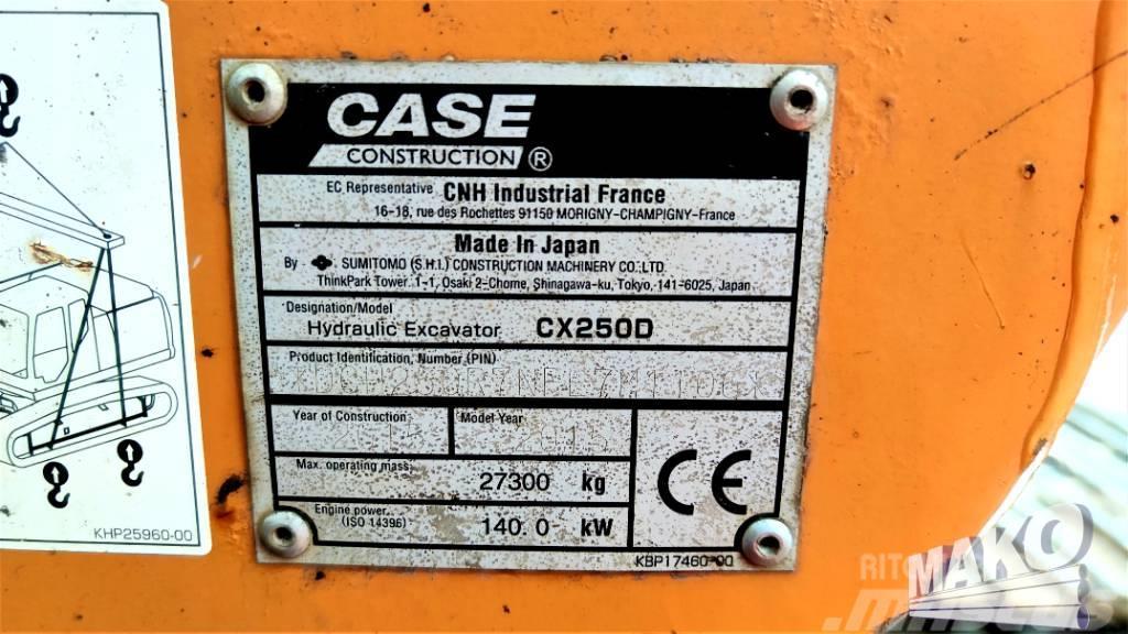 CASE CX 250 D Bageri gusjeničari
