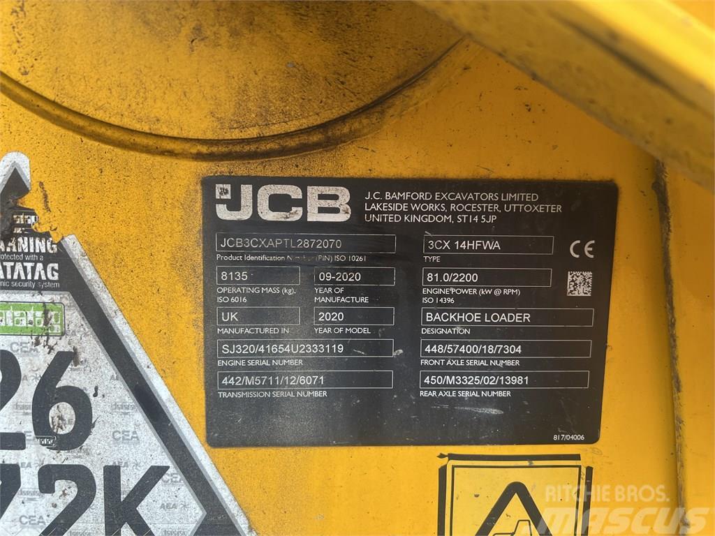 JCB 3 CX Utovarni rovokopači