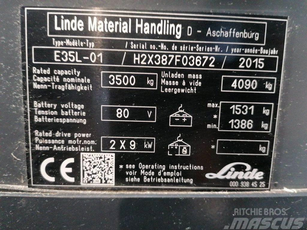 Linde E35L-01 Električni viličari