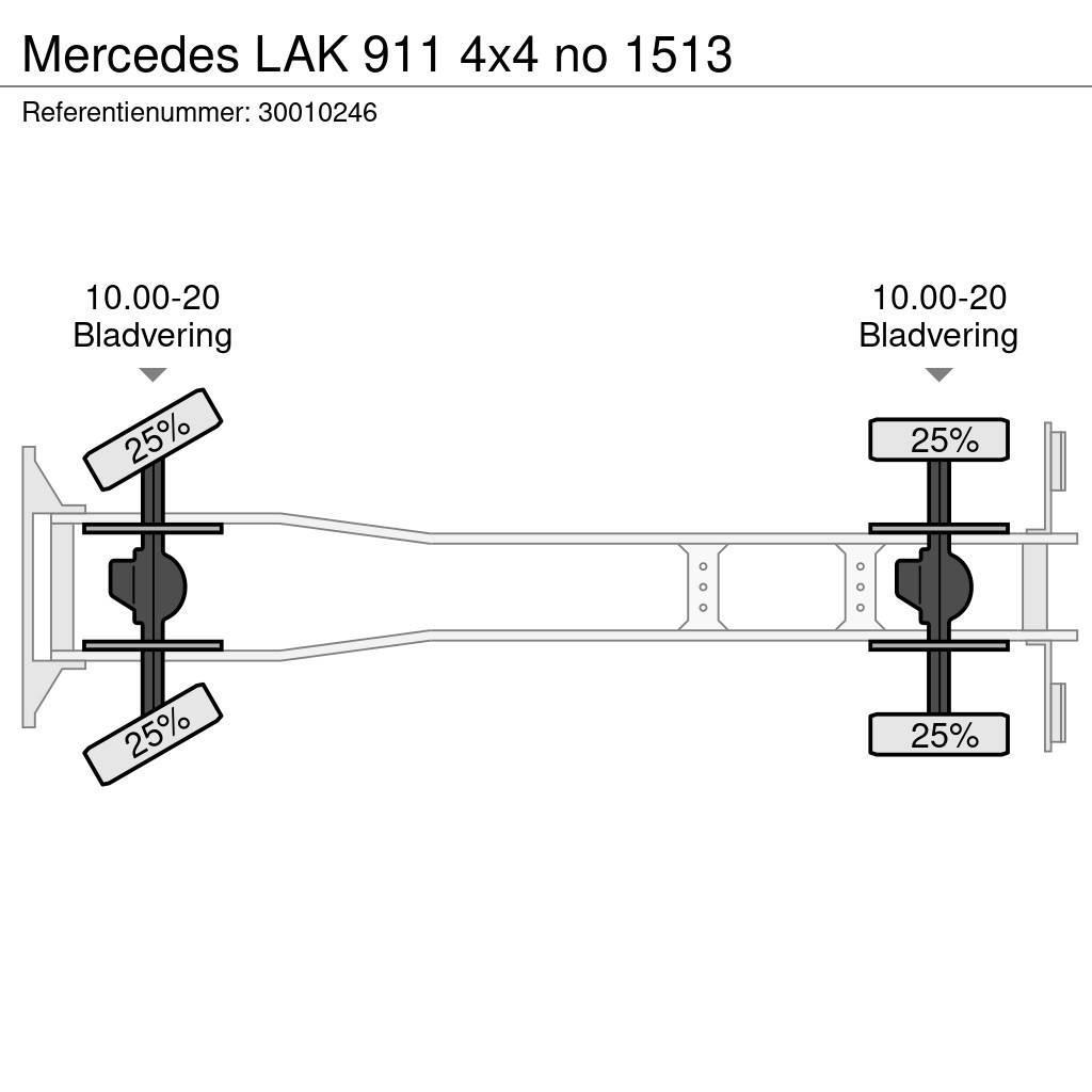 Mercedes-Benz LAK 911 4x4 no 1513 Kiper kamioni