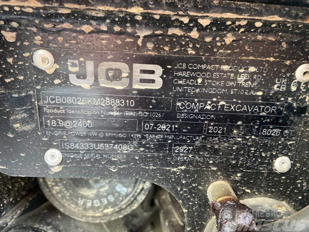 JCB 8026CTS Bageri gusjeničari