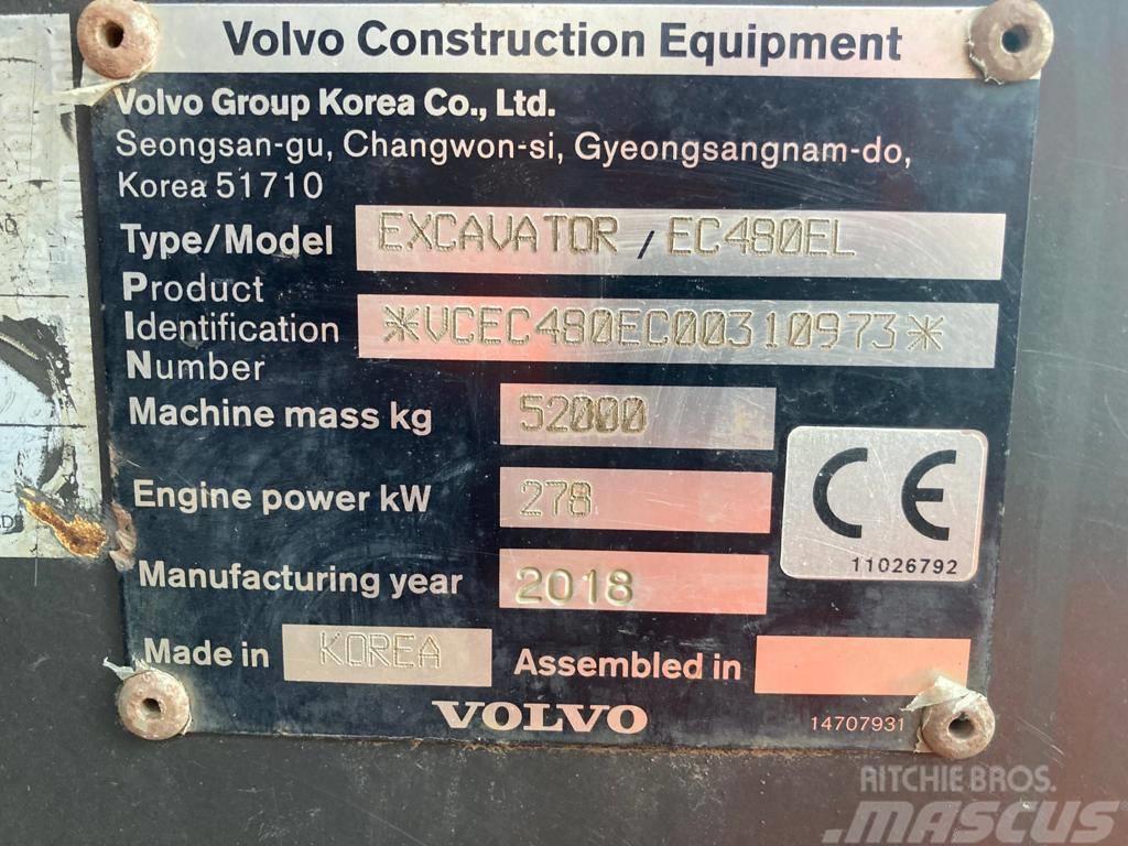 Volvo EC 480 E L Bageri gusjeničari