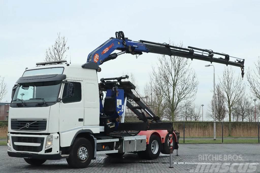 Volvo FH 500 EURO 5 CABLE/CRANE PM 30 Rol kiper kamioni s kukama za dizanje