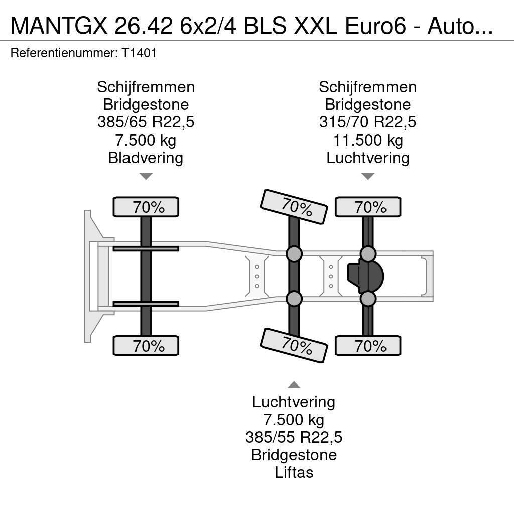 MAN TGX 26.42 6x2/4 BLS XXL Euro6 - Automaat - Standka Traktorske jedinice
