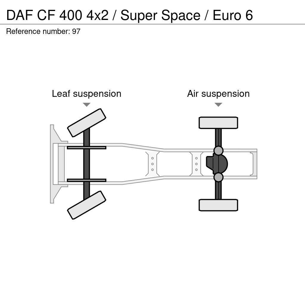 DAF CF 400 4x2 / Super Space / Euro 6 Traktorske jedinice