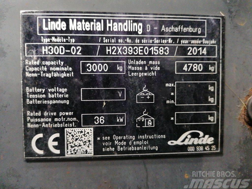 Linde H30D-02 Dizelski viličari