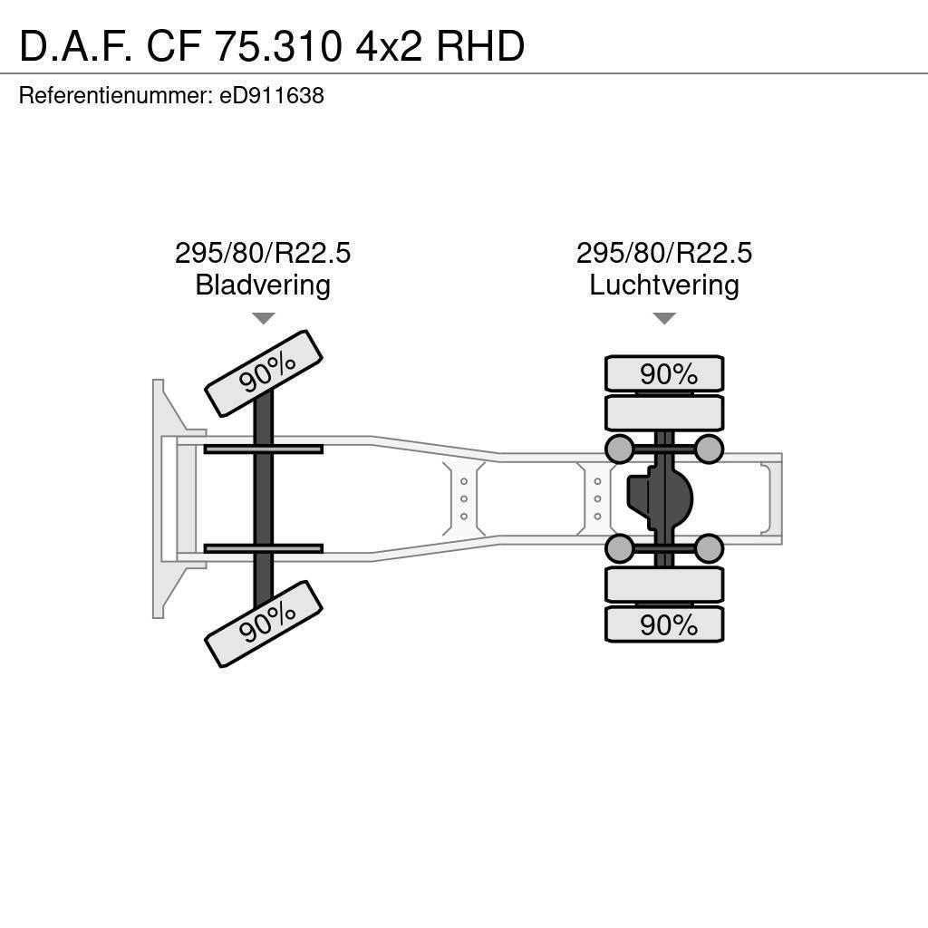 DAF CF 75.310 4x2 RHD Traktorske jedinice