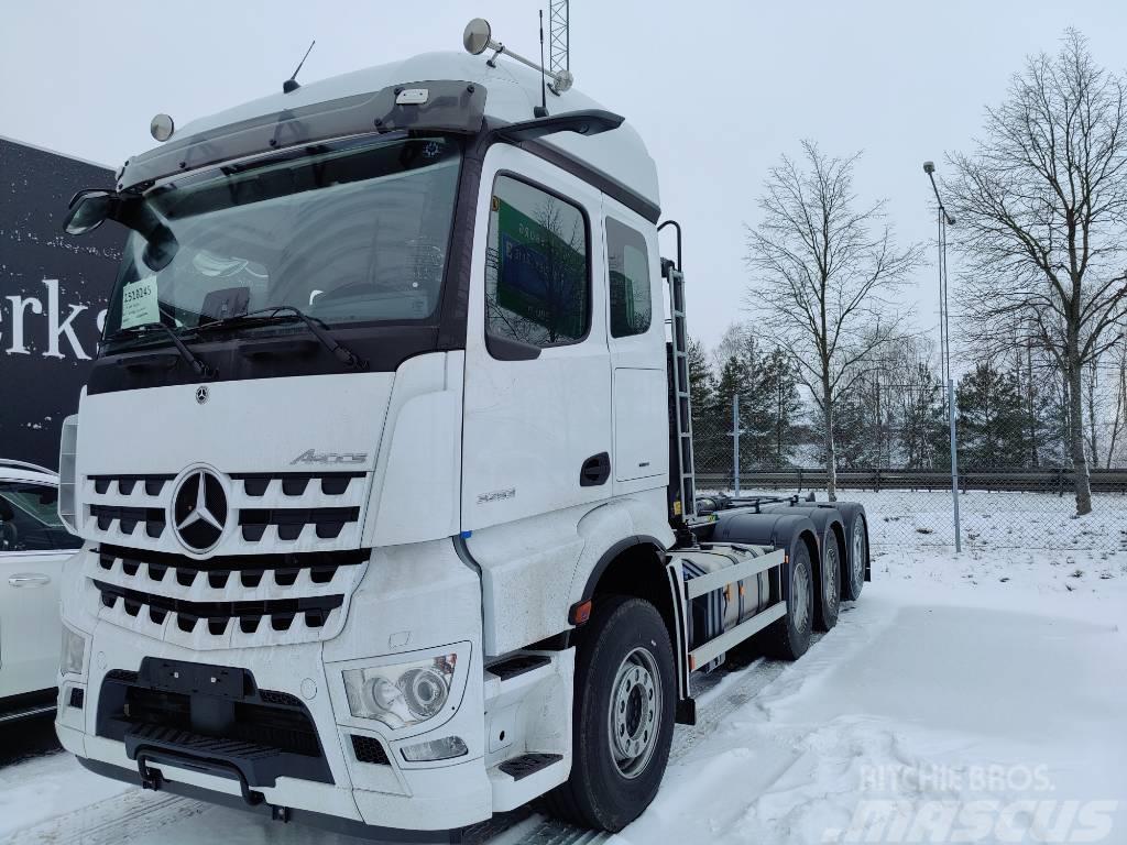 Mercedes-Benz Arocs 3253 Rol kiper kamioni s kukama za dizanje