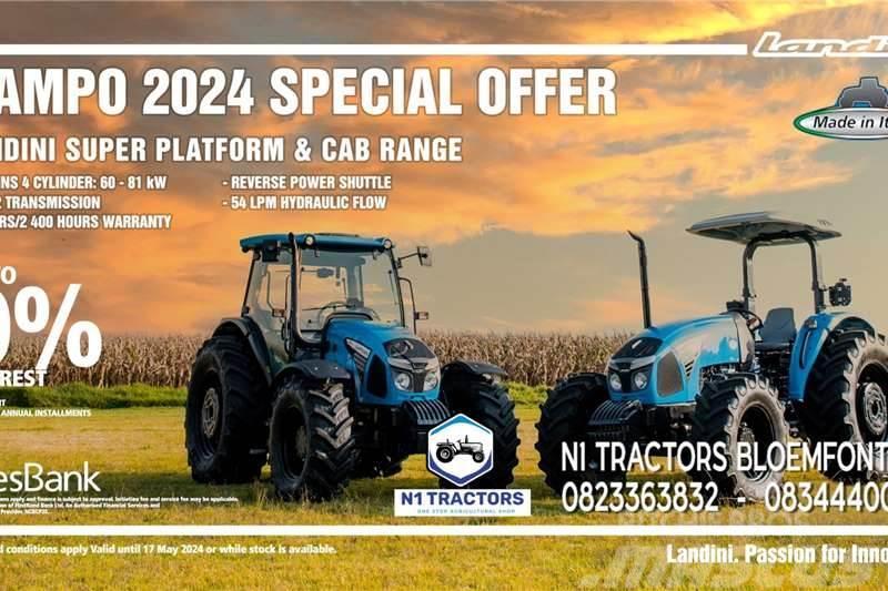 Landini NAMPO 2024 SPECIAL LANDINI SUPER PLATFORM AND CAB Tractors
