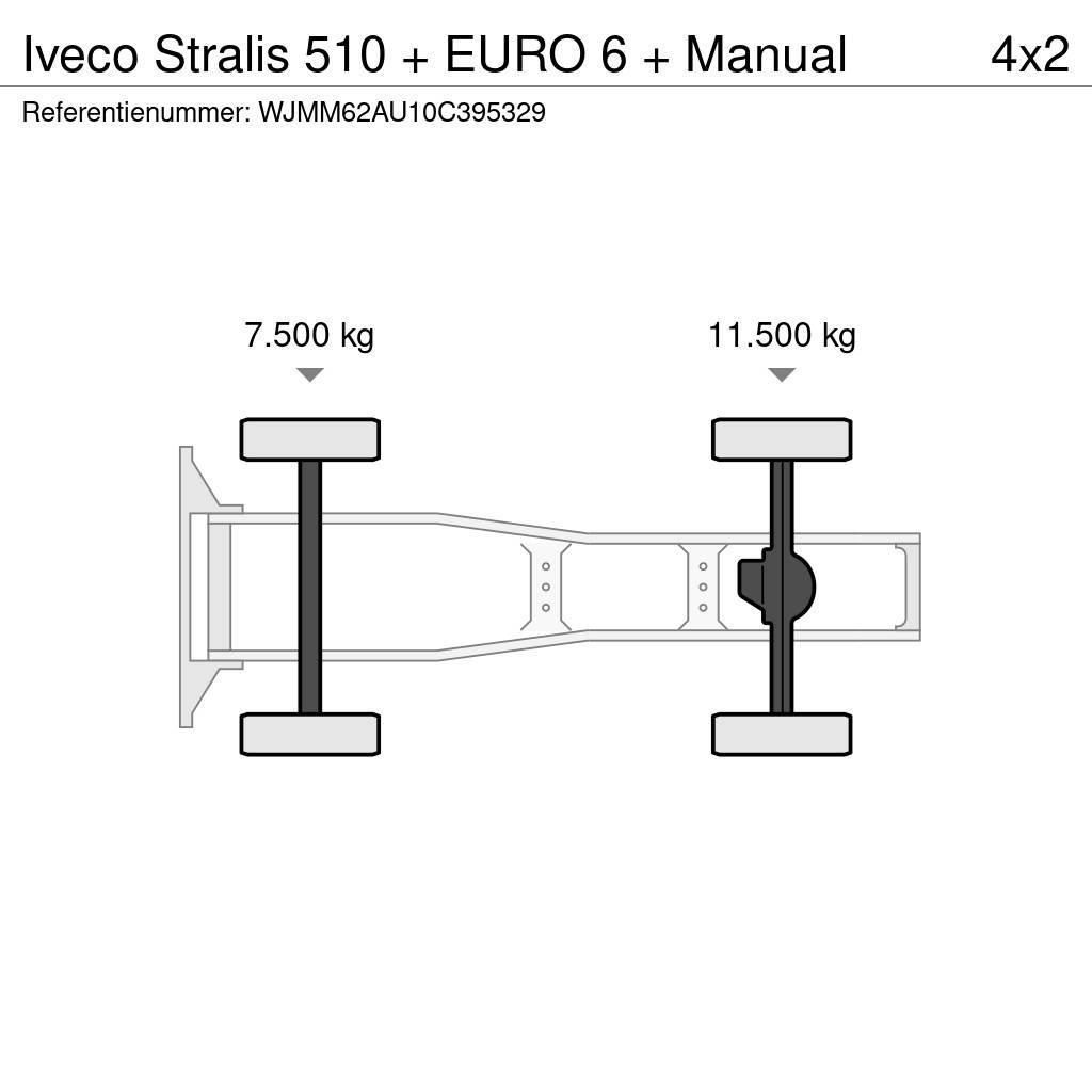 Iveco Stralis 510 + EURO 6 + Manual Traktorske jedinice