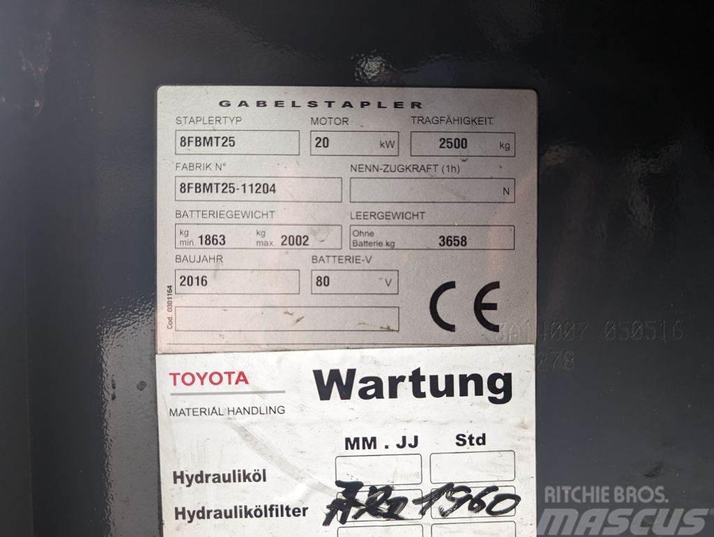 Toyota 8FBMT25 Električni viličari