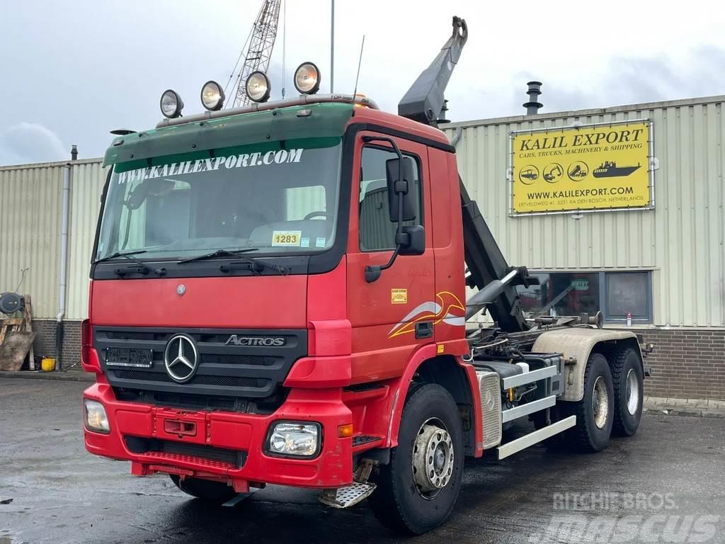 Mercedes-Benz Actros 3341 MP2 Container Kipper 6x4 New Tyres Bel Rol kiper kamioni s kukama za dizanje
