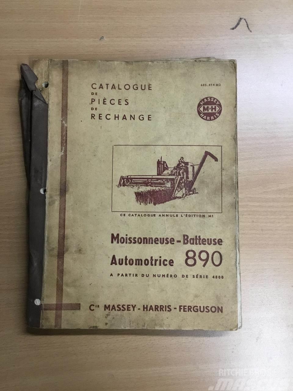Massey Ferguson Parts list - manual Ostali poljoprivredni strojevi