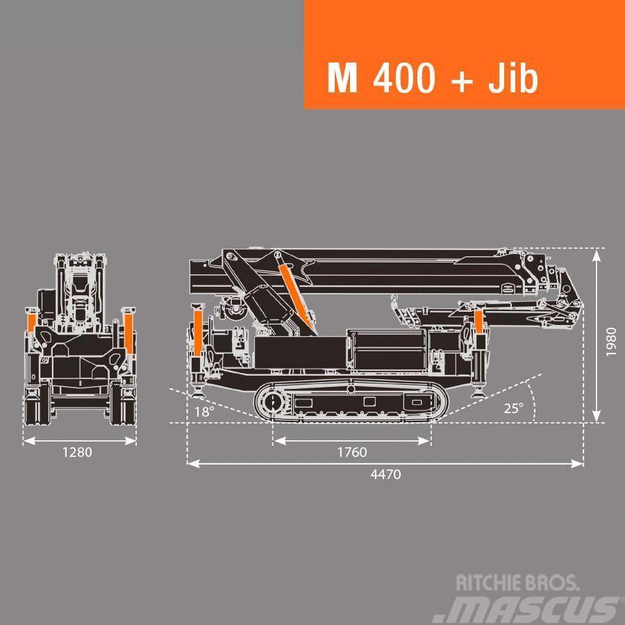 BG Lift M400 Minikraan / Mini-rupskraan / Glaskraan Mini dizalice