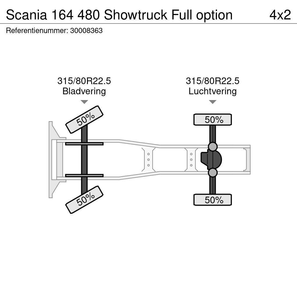 Scania 164 480 Showtruck Full option Traktorske jedinice