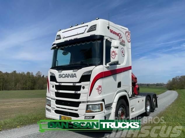 Scania R500 med ny demo kran Traktorske jedinice
