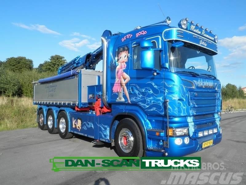 Scania R560 8x4*4 Hiab 266 kran pendel Kiper kamioni