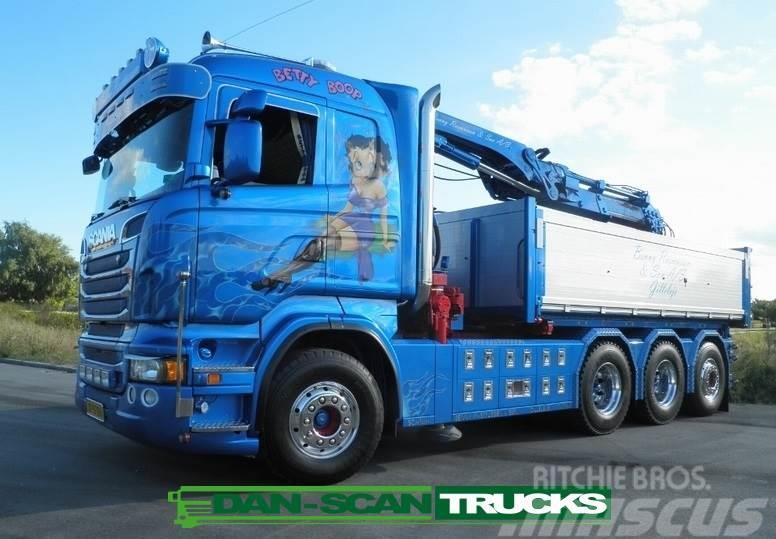 Scania R560 8x4*4 Hiab 266 kran pendel Kiper kamioni
