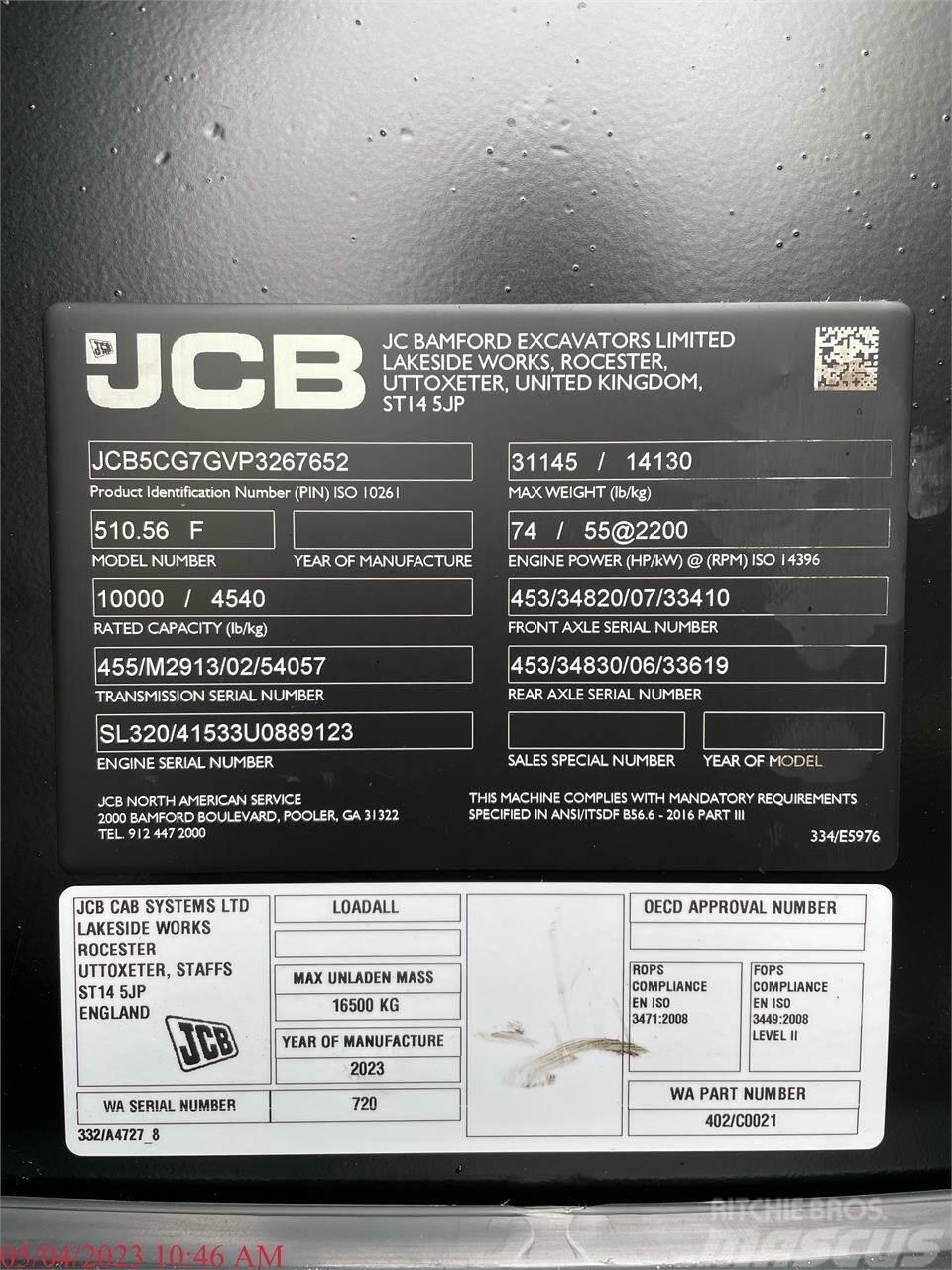 JCB 510-56 Teleskopski viličari