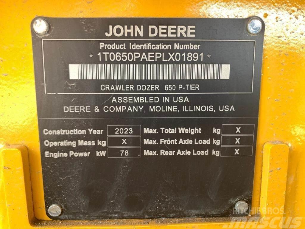 John Deere 650P LGP Buldožeri gusjeničari