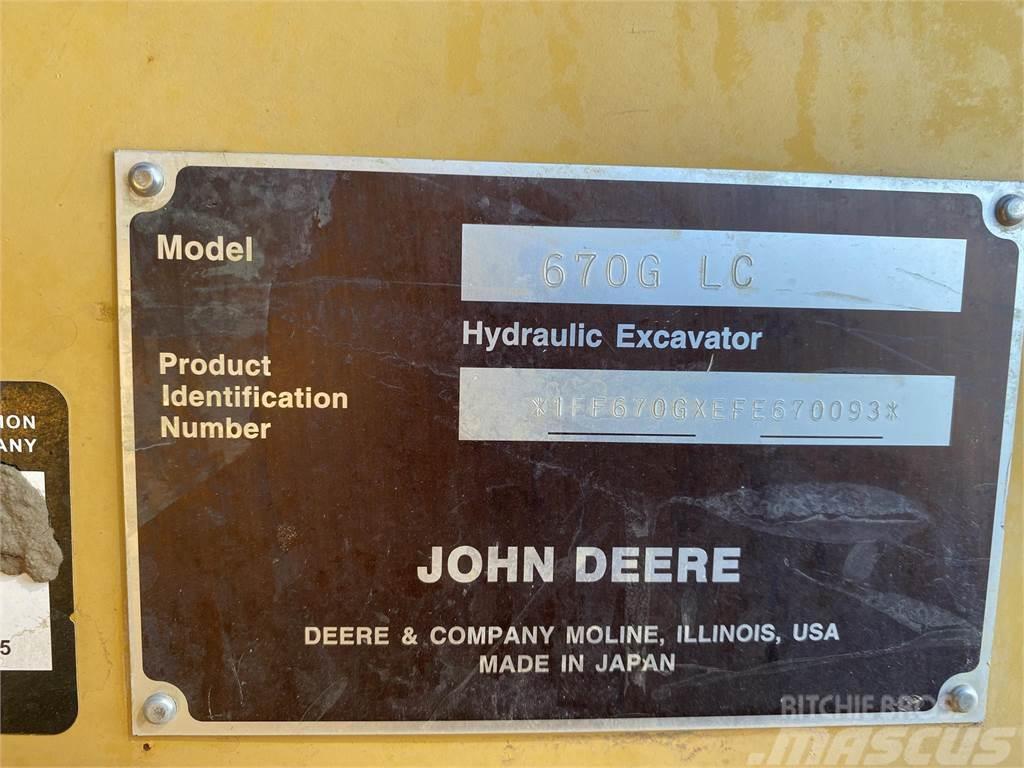 John Deere 670G LC Bageri gusjeničari