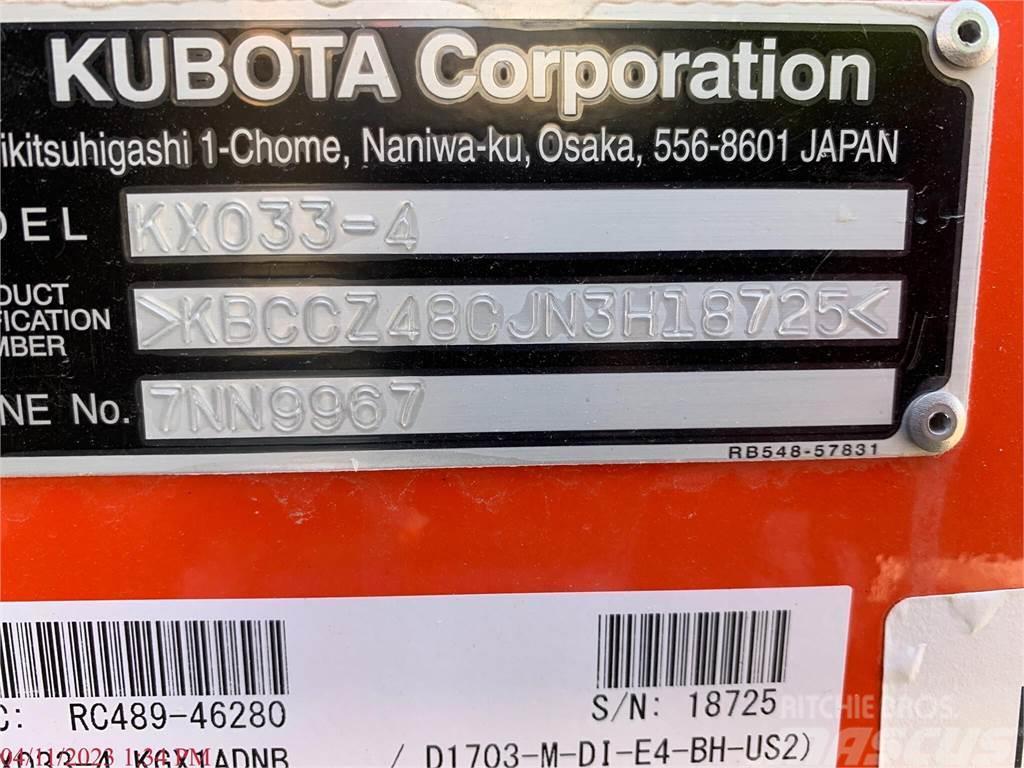 Kubota KX033-4 Mini bageri <7t