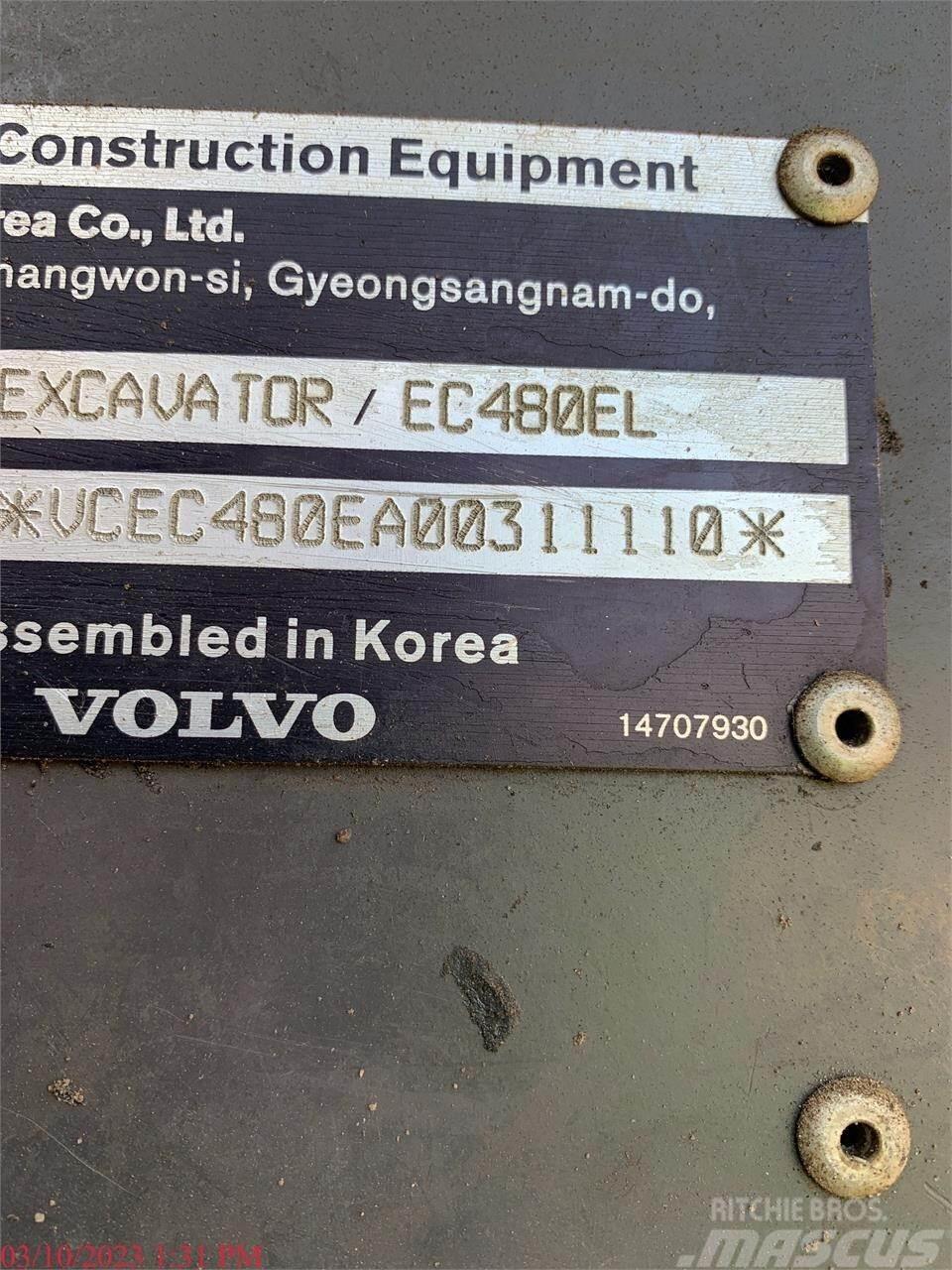 Volvo EC480EL Bageri gusjeničari