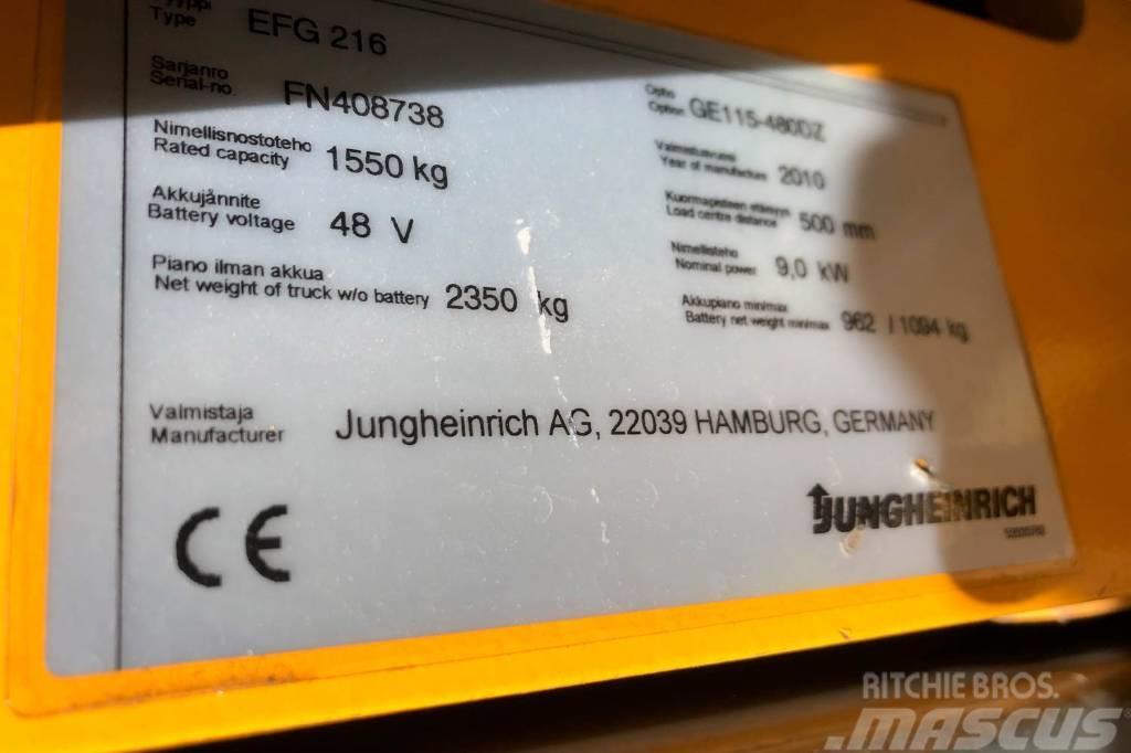 Jungheinrich EFG 216 Električni viličari