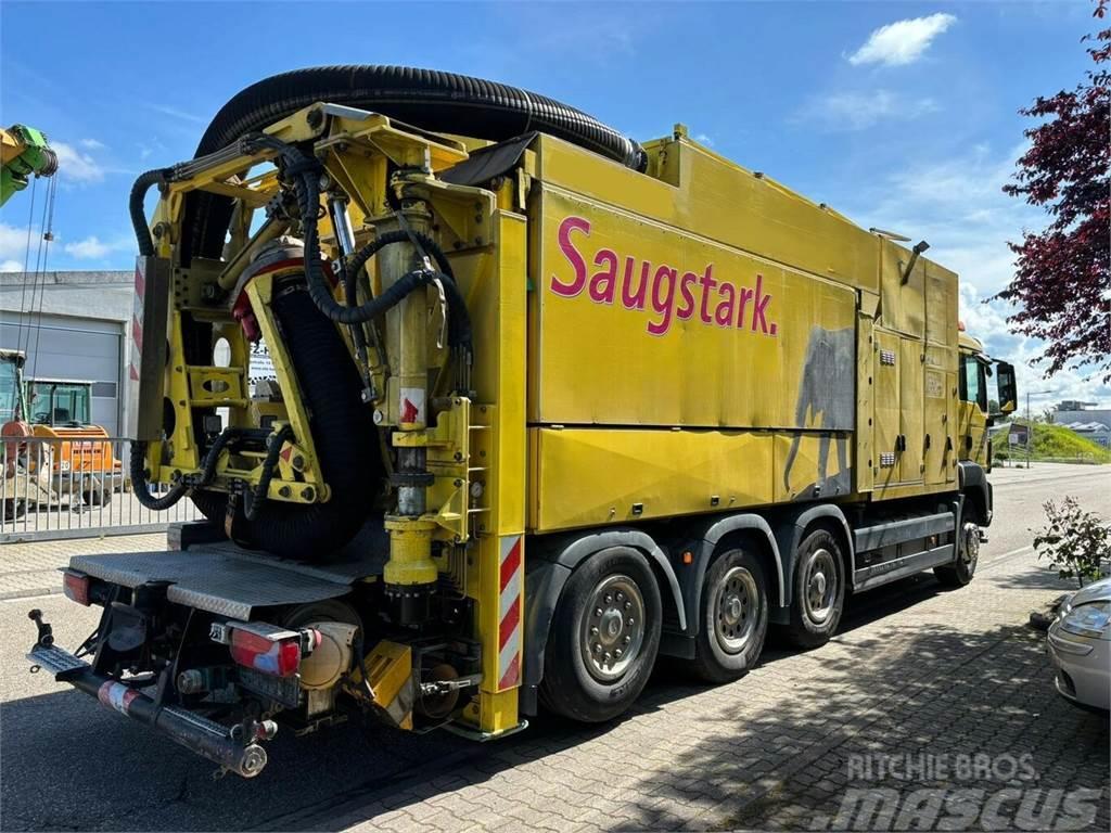 MAN TGS 35480 Saugbagger mit Fernbedienung MTS Kombiji / vakuumski kamioni
