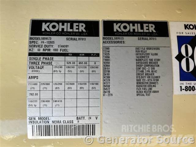 Kohler 520 kW - JUST ARRIVED Dizel agregati