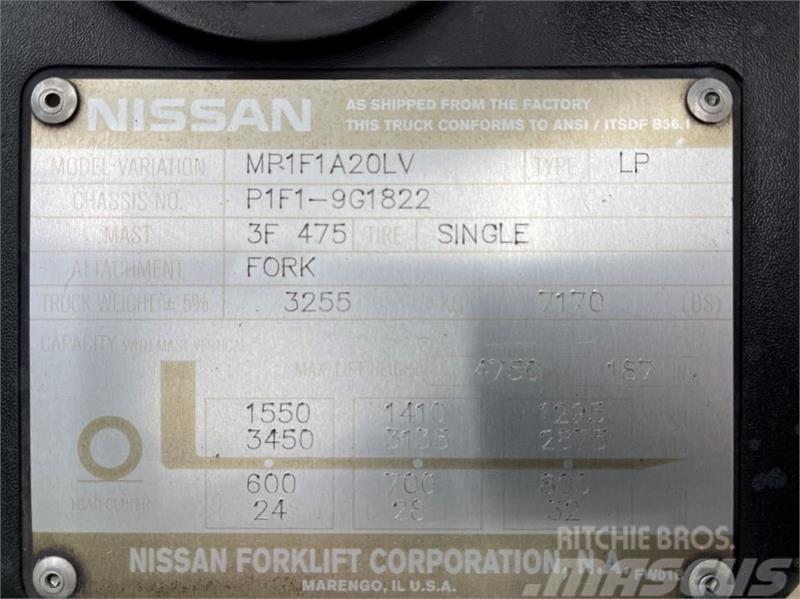 Nissan MP1F1A20LV Viličari - ostalo