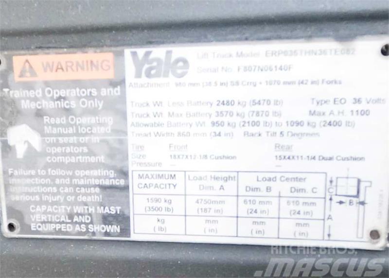 Yale ERP035TH Električni viličari
