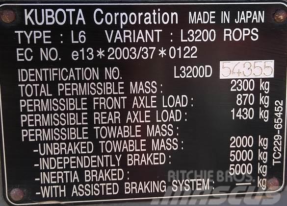 Kubota L3200D TRACTOR Ostalo