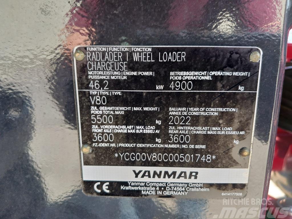 Yanmar V80 Utovarivači na kotačima