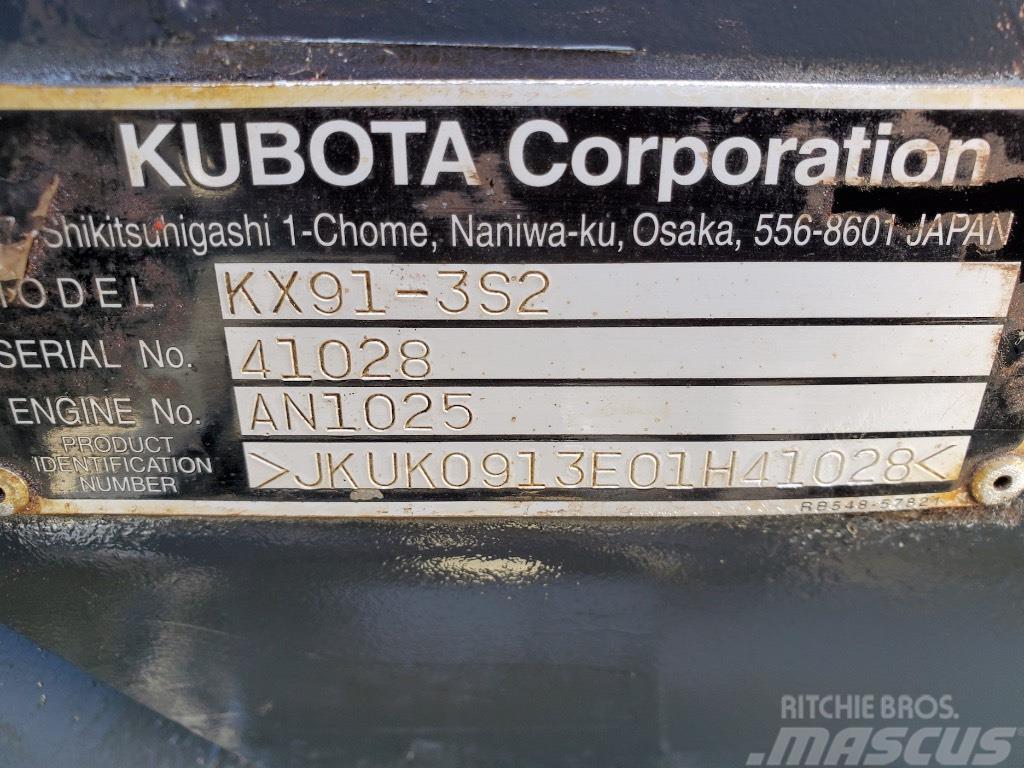 Kubota KX 91-3 S2 Mini bageri <7t