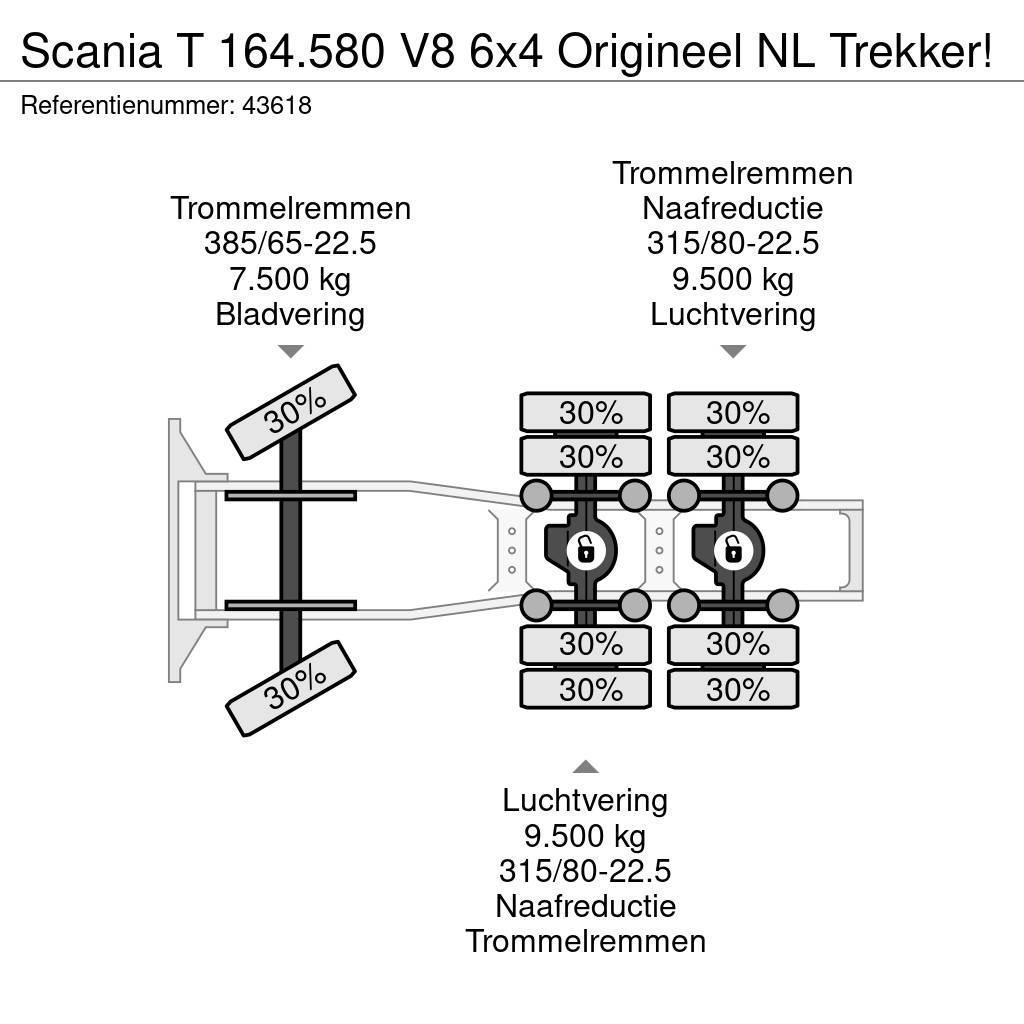 Scania T 164.580 V8 6x4 Origineel NL Trekker! Traktorske jedinice