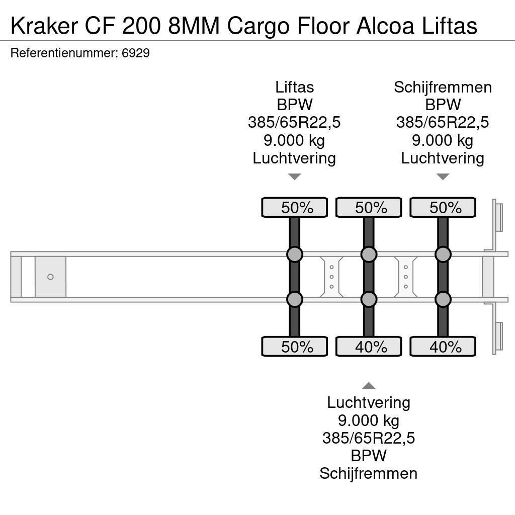Kraker CF 200 8MM Cargo Floor Alcoa Liftas Poluprikolice sa pokretnim podom