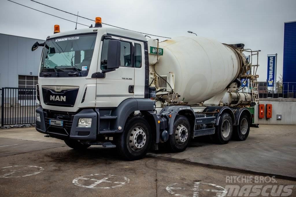 MAN TGS 32.360 BB+E6+MIXER 9M³ Kamioni mikseri za beton