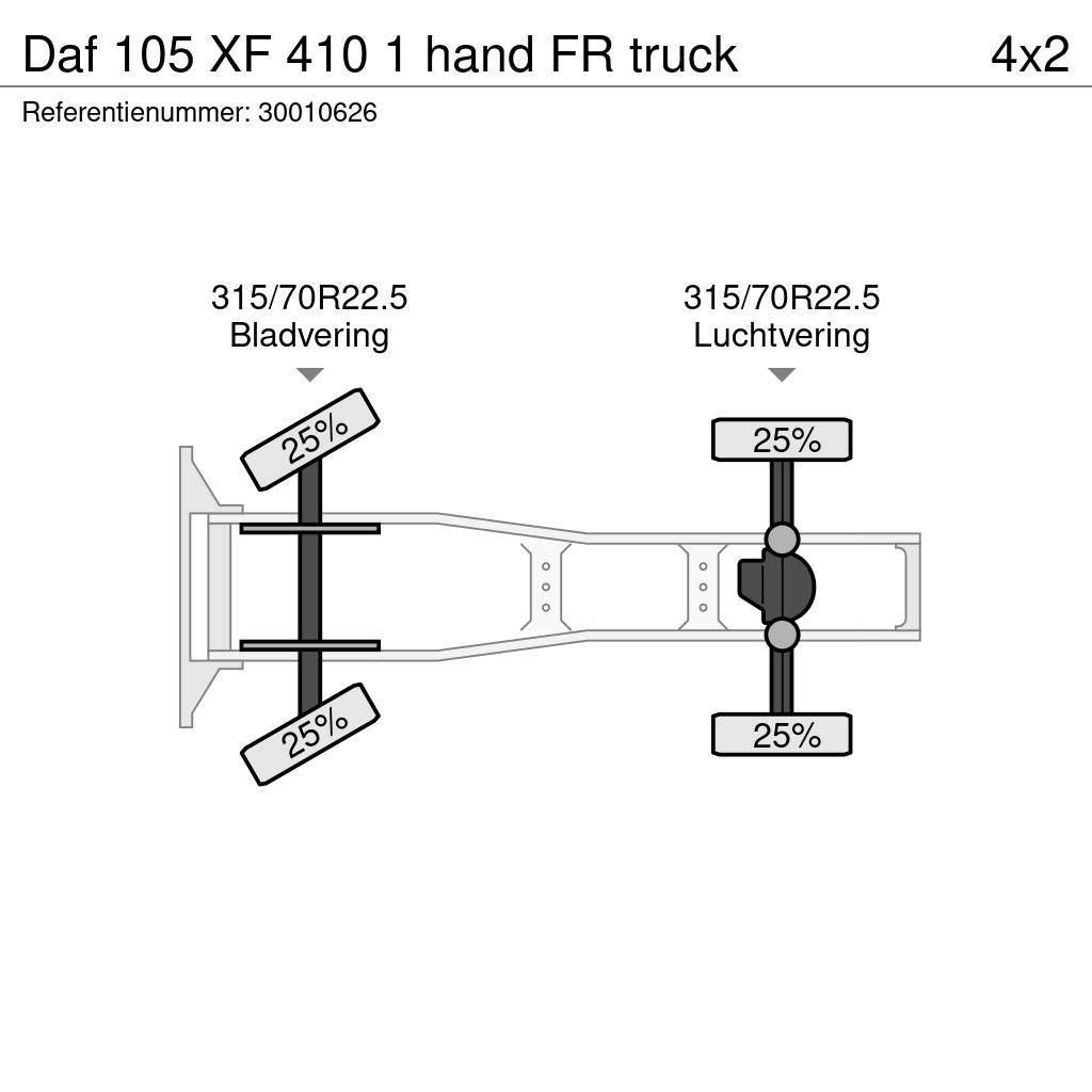DAF 105 XF 410 1 hand FR truck Traktorske jedinice