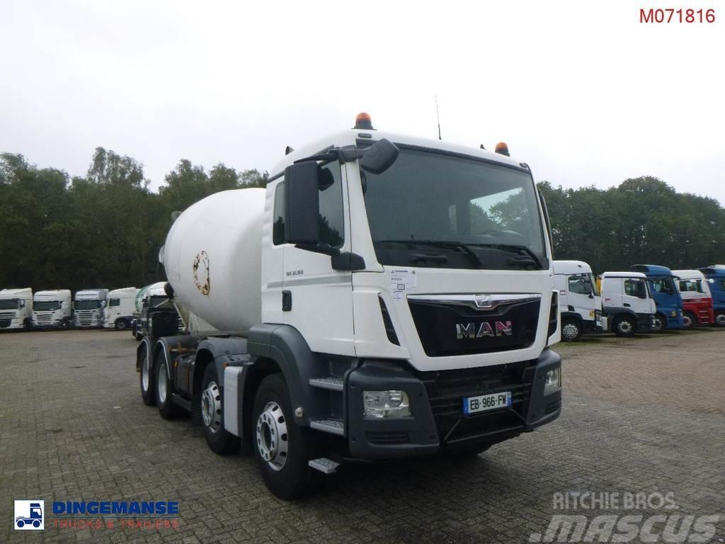 MAN TGS 32.360 8X4 Euro 6 Imer concrete mixer 9 m3 Kamioni mikseri za beton
