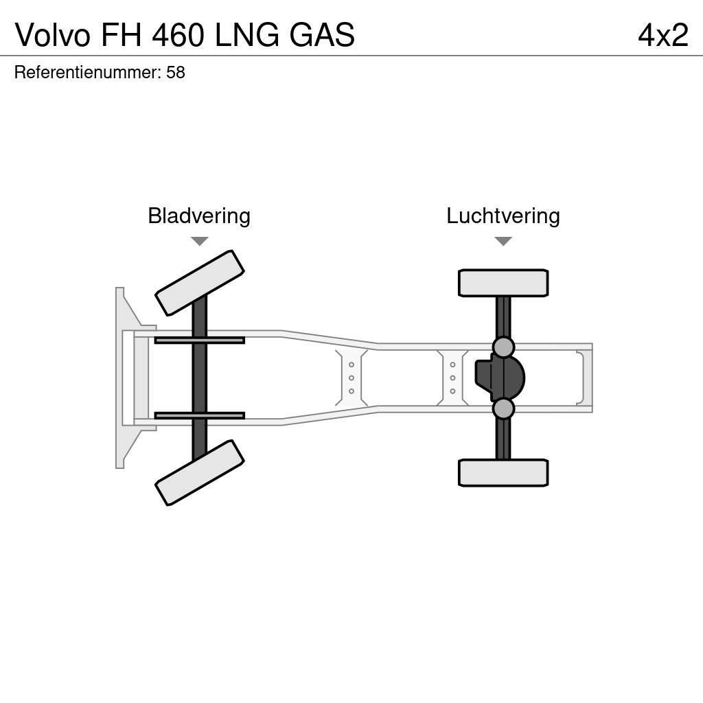 Volvo FH 460 LNG GAS Traktorske jedinice