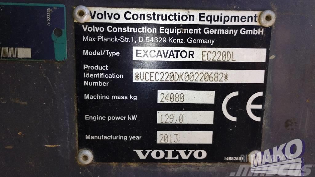 Volvo EC 220 DL Bageri gusjeničari