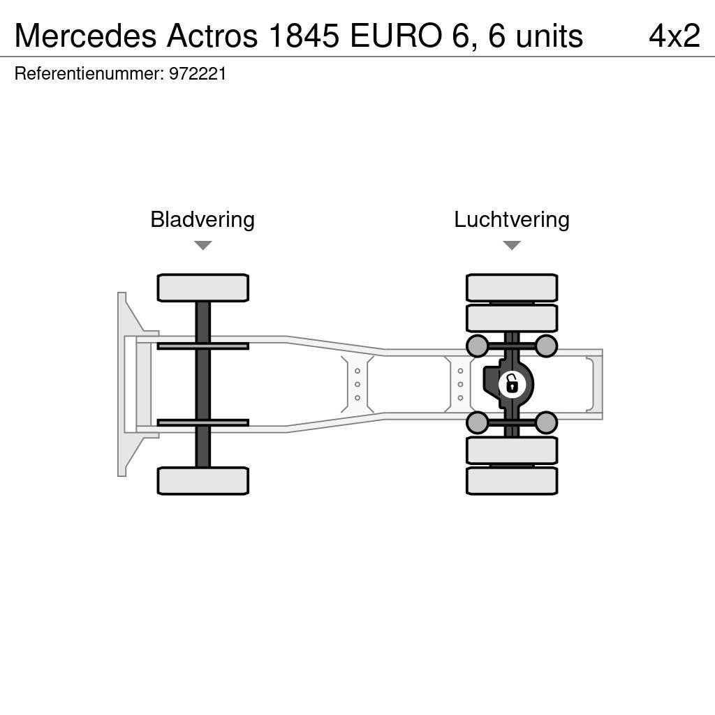Mercedes-Benz Actros 1845 EURO 6, 6 units Traktorske jedinice