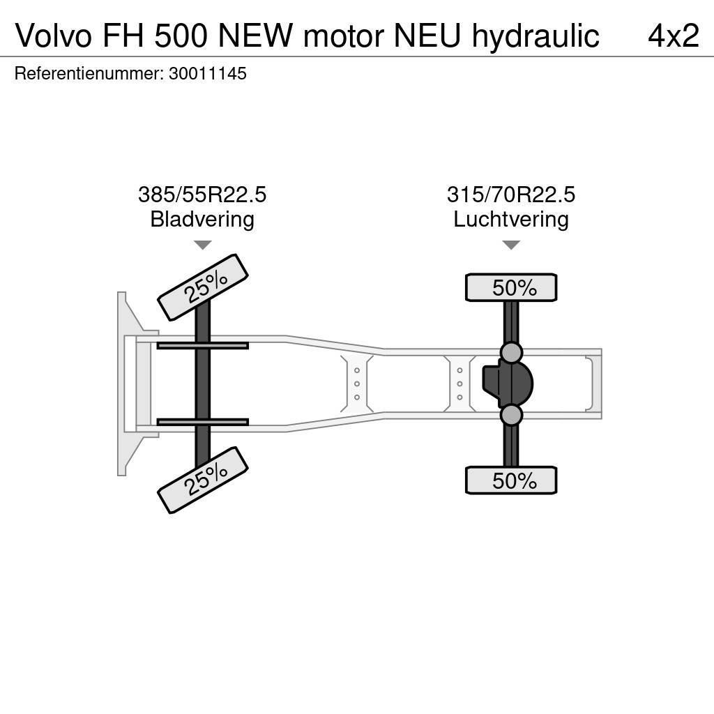Volvo FH 500 NEW motor NEU hydraulic Traktorske jedinice