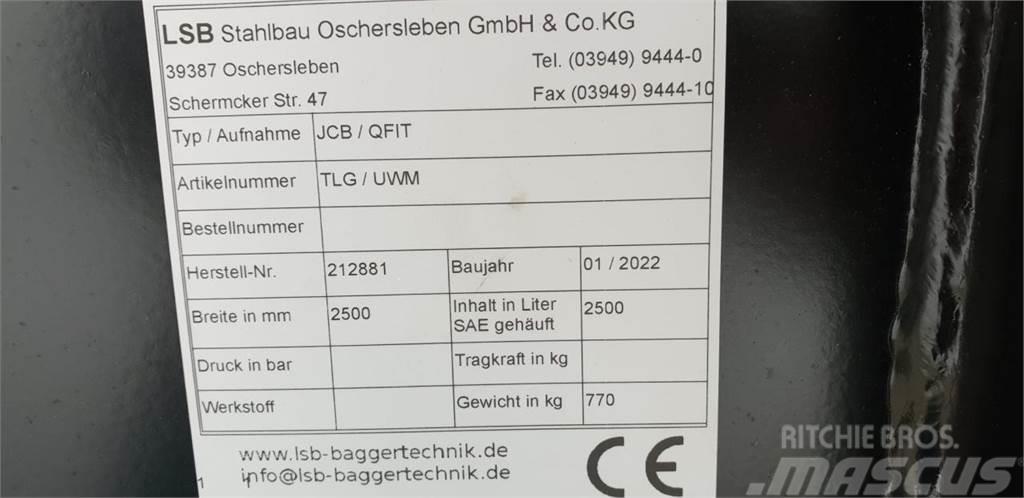  LSB Leichtgutschaufel mit JCB Q-Fit Aufnahme Priključci za prednji utovarivač