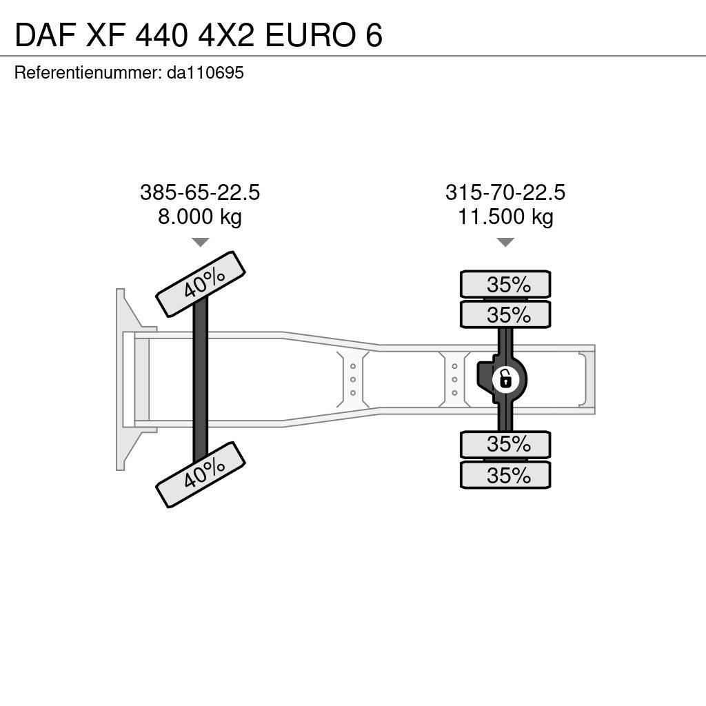 DAF XF 440 4X2 EURO 6 Traktorske jedinice